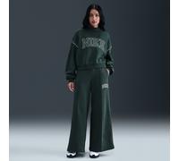 Pantaloni tuta palazzo Nike Phoenix Fleece - Donna - Verde XS (IT 36-38)