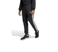 adidas Uomo Essential Three Stripes French Terry Pants, Black/White, S