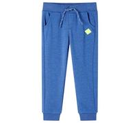 vidaXL Pantaloni Tuta per Bambini Blu mélange 116