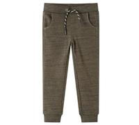Pantaloni Tuta per Bambini Cachi Scuro Mélange 92
