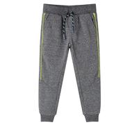 vidaXL Pantaloni da tuta per bambini Grigio mélange 128