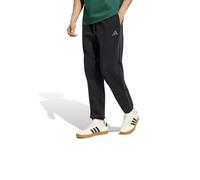 Pantaloni tuta UOMO Adidas Ess 3 Stripes Fleece Tapered Cuffed Nero Carbon