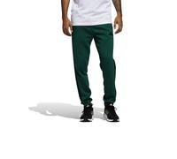 Pantaloni tuta UOMO Adidas Essentials 3 Stripes Fleece Verde Bottiglia Cotone