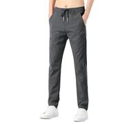 Pantaloni Tuta Uomo Lavoro Comodo Casual Pantalone Lungo Larghi Sportivi Leggero Estivi Pantalone Tuta Trekking Elastici In Vita Con Tasche Pants Uomo Cotone Traspiranti Spiaggia Pantaloni Baggy