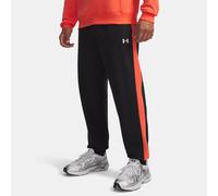 Pantaloni Under Armour Rival Fleece da uomo Nero / Venom Rosso / Bianco XS