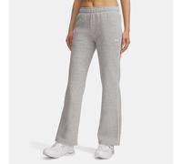 Pantaloni Under Armour Rival Fleece Piped da donna Mod Grigio Light Heather / Bianco S