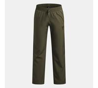 Pantaloni Under Armour Rival Woven da ragazzo Marine OD Verde / Nero / Nero YXS (122 - 127 cm)