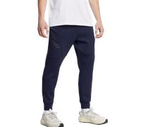 Jogger Under Armour Unstoppable Fleece da uomo Midnight Blu Marino / Nero M