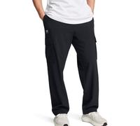UNDER ARMOUR Pantaloni sportivi 'Vibe' nero / bianco, Taglia M
