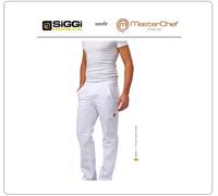 Pantaloni Unisex Cuoco Chef Master Masterchef Chef Siggi Horeca Neri Kochhosen