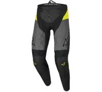 Macna Backyard-1 Pantaloni da motocross, nero-grigio-giallo, taglia XL per maschi