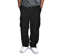 Pantaloni Uomo Cargo Baggy Sportivi Leggero Pantaloni Da Camminata Comodo Lavoro Casual Pantalone Tuta Multitasche Elasticizzato Cargo Pants Cotone Jogging Con Tasche Laterali Pantalone Tasconato