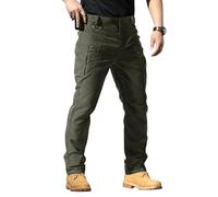 Pantaloni Uomo Cargo Estivi Pantaloni da Lavoro Uomo Multiple Tasconi Pantalonis Softshell Casual Leggeri da per Campeggio Ed Escursionismo Sportivi Elastico Trekking Giardiniere Pantalone