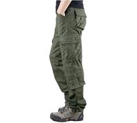 Pantaloni Uomo Cargo Leggero Estivi Comodo Pantaloni Da Lavoro Elasticizzati Sportivi Larghi Cargo Pants Con Tasche Laterali Trekking Pantalone Tuta Tattici Militari Traspiranti Pantalone Lungo