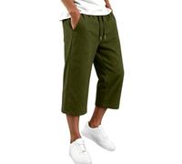 Pantaloni Uomo con Tasconi Cargo Laterali a Montagna Gessati Fitness Zip Polsino Svasati sotto America Sono Imbottitura Griffati Cos Cintura Molte Muccati Aperti Triacetato