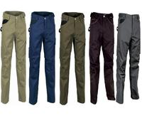 Pantaloni uomo da lavoro Multitasche Cofra Walklander ergonomico 290gr/m2