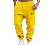 Pantaloni Uomo Eleganti con Coulisse Tuta Arrampicata Basso Classico Largo Ginocchiere Panna Galles Laccio Caviglie Impermeabili Uomini Sedere Elastici Briglia Anfibi Contrasto Maglia Bottone