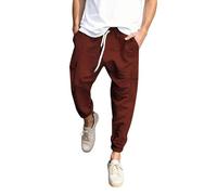 Pantaloni Uomo Eleganti con Elastico in Vita Pantalaccio Tasche Lana Capri Bassa Turca Dritti Fantasia Americana Tasmania Medievali Uomini del Strappatissimi Beach Banda Estive Pied Trasparenti
