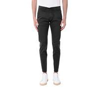Pantaloni Uomo Eleganti in Cotone Taglie Comode Made in Italy Sartoriale Tinta Unita Modello Chino Capri Leggeri con Tasca America