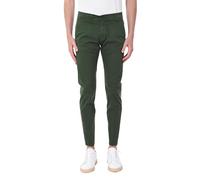 Pantaloni Uomo Eleganti in Cotone Taglie Comode Made in Italy Sartoriale Tinta Unita Modello Chino Capri Leggeri con Tasca America