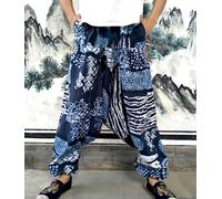 Pantaloni Uomo Harem Alla Turca Stampa Etnica Man Trousers Harem Pants PAMAN15