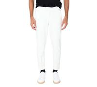 Pantaloni Uomo Invernale Eleganti Sartoriali Made in Italy 100% Cotone Pantalone in Velluto Capri Fantasia a Costine Tasche America Slim Fit (IT, Numero, 52, Regular, Regular, Bianco)