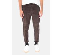 Pantaloni Uomo Invernali Coste Velluto Pantalone Capri Risvoltino Made in Italy