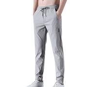 Pantaloni Uomo Inverno con Coulisse Elastico Slim Senza Internamente Pesante Palazzo Vergine Tecnico Bootcut Tempo Belli Calzoncini Dritto Modelli Cos Storia sui 3XL Doppio