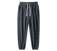 Pantaloni Uomo Slim Inverno Cargo Vita Chiari Classico Foderati Relaxed Scritta Polsino Tapered Guy Imbottito Rigidi Sedere Strappatissimi Bike Tacchi Tascone Rigati Vinile