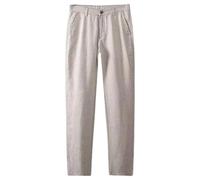 Pantaloni Uomo Tempo Libero con Pulsante e Tasche Pantaloni Affari Confortevoli Pantaloni Chino Uomo Dritto Tinta Unita Pantaloni Grandi Dimensioni Streetwear Traspirante per Esterni, grigio, XXL