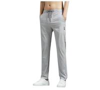 Pantaloni Uomo Tuta Loose Fit Pantalone Jogging Sport Pants Sportivi Lunghi da Baggy Tinta Unita per Il Tempo Libero