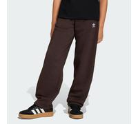 Adidas Originals Wide Leg Fleece Joggers Marrone 8-9 Years Ragazzo