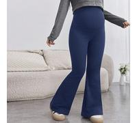 Pantaloni yoga comodi da maternità, a zampa d'elefante, vita regolabile super alta, leggings a lunghezza intera per donne in gravidanza L,M,S,XL,XXLColore unicoTessuto in maglia