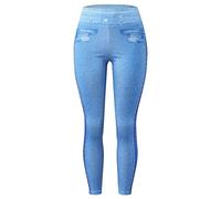 Pantaloni Yoga Donna Vita Alta Tummy Control Push Up Pantalone da Ginnastica Quattro Vie Stretch Eleganti Pantacollant Nero Opaco Pantaloni Yoga Cotone Biologico per Trekking