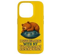 Pantam - Bear with handpan and a message 1 - Fan Fun Custodia per iPhone 14 Pro