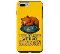 Pantam - Bear with handpan and a message 1 - Fan Fun Custodia per iPhone 7 Plus/8 Plus