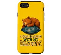 Pantam - Bear with handpan and a message 1 - Fan Fun Custodia per iPhone SE (2020) / 7/8