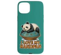 Pantam - Panda with handpan and a message 1 - Fan Fun Custodia per iPhone 15 Plus