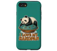 Pantam - Panda with handpan and a message 1 - Fan Fun Custodia per iPhone SE (2020) / 7/8