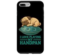 Pantam - Pug with handpan and a message 1 - Fan Fun Custodia per iPhone 7 Plus/8 Plus