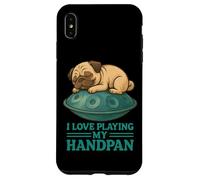 Pantam - Pug with handpan and a message 1 - Fan Fun Custodia per iPhone XS Max