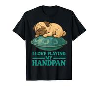 Pantam - Pug with handpan And a Message 1 - Fan Fun Maglietta