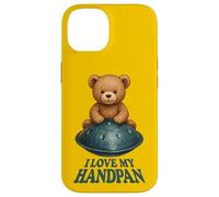 Pantam - Teddy with handpan and a message 1 - Fan Fun Custodia per iPhone 14