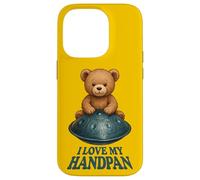 Pantam - Teddy with handpan and a message 1 - Fan Fun Custodia per iPhone 14 Pro