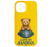 Pantam - Teddy with handpan and a message 1 - Fan Fun Custodia per iPhone 15
