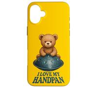 Pantam - Teddy with handpan and a message 1 - Fan Fun Custodia per iPhone 16 Plus