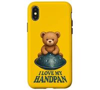 Pantam - Teddy with handpan and a message 1 - Fan Fun Custodia per iPhone X/XS