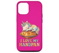 Pantam - Unicorn with handpan and a message 1 - Fan Fun Custodia per iPhone 12/12 Pro