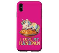 Pantam - Unicorn with handpan and a message 1 - Fan Fun Custodia per iPhone XS Max