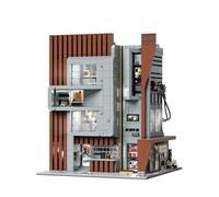 PANTASY Architettura Ufficio Set di costruzione - Moderno studio di architettura modello di mattoni, modello da collezione dettagliato per adulti, kit creativo di costruzione ed esposizione